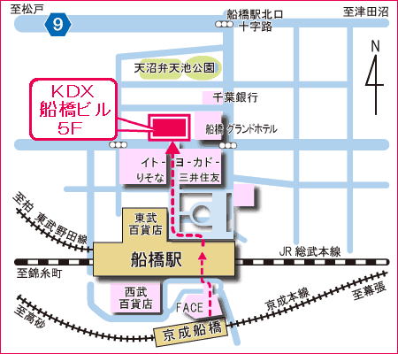 船橋弁護士地図